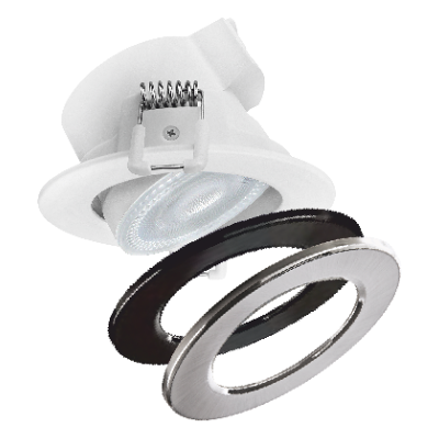 5,5W LED Downlight Heitronic DL7003 Lichtfarbe einstellbar IP44 schwenkbar HEITRONIC 501456 5,5W LED Downlight Heitronic DL7003 Lichtfarbe einstellbar IP44 schwenkbar HEITRONIC 501456