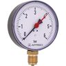 Afriso Manometer 0-6 bar, senkrecht 63613 Gehäuse 100mm Durchmesser, 1/2" Anschluss