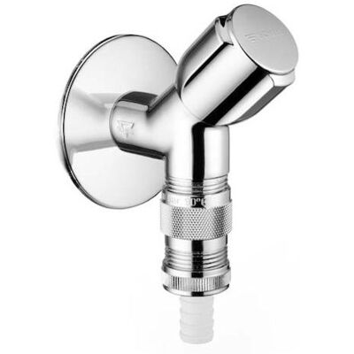 Schell Comfort Geräteschrägsitzventil 033900699 G 1/2 AG, mit integrierter Schlauchplatz-Sicherung, verchromt Schell Comfort Geräteschrägsitzventil 033900699 G 1/2 AG, mit integrierter Schlauchplatz-Sicherung, verchromt