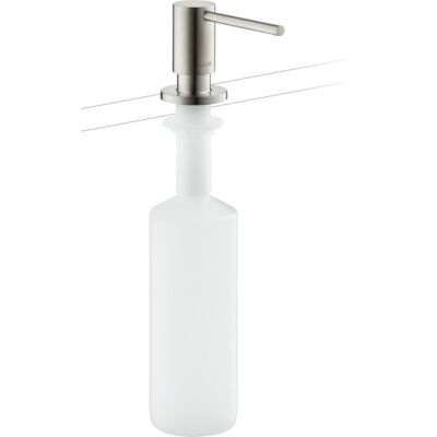 Hansgrohe Spülmittelspender 42818800 Einbauversion, Edelstahl-optik Hansgrohe Spülmittelspender 42818800 Einbauversion, Edelstahl-optik