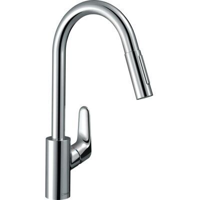 Hansgrohe Focus M41 Spültisch-Einhebelmischer 240 31833000 mit Ausziehbrause, 2jet, 5,8 l/min, chrom Hansgrohe Focus M41 Spültisch-Einhebelmischer 240 31833000 mit Ausziehbrause, 2jet, 5,8 l/min, chrom