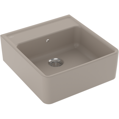 Villeroy und Boch Spülstein Einzelbecken 632061AM Ablaufgarnitur, Handbetätigung, Befestigungssatz, Almond Villeroy und Boch Spülstein Einzelbecken 632061AM Ablaufgarnitur, Handbetätigung, Befestigungssatz, Almond