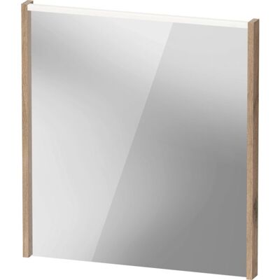 Duravit D-Code Spiegel - LED-Licht, 650x700mm, Eiche Marmoriert Duravit D-Code Spiegel - LED-Licht, 650x700mm, Eiche Marmoriert