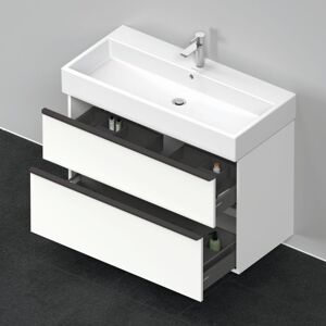 Duravit D-Neo Waschtisch-Unterschrank DE437401818 98,4 x 44,2 cm, Weiß Matt, wandhängend, 1 Schubkasten, 1 Auszug Duravit D-Neo Waschtisch-Unterschrank DE437401818 98,4 x 44,2 cm, Weiß Matt, wandhängend, 1 Schubkasten, 1 Auszug