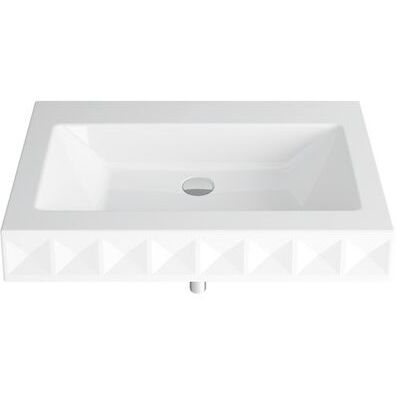 Bette Schwarzes Loft Wand-Waschtisch - Rechteckig, Ohne Hahnloch, 82,5x52,5cm Bette Schwarzes Loft Wand-Waschtisch - Rechteckig, Ohne Hahnloch, 82,5x52,5cm