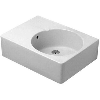 Duravit Scola Waschtisch mit Überlauf - Rechteckige Keramik Weiß Duravit Scola Waschtisch mit Überlauf - Rechteckige Keramik Weiß