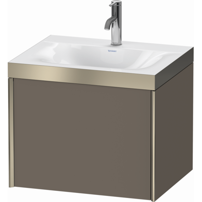 Duravit XViu Wandwaschbecken-Set - 600 x 480 mm - Flannel Grey Seidenmatt Duravit XViu Wandwaschbecken-Set - 600 x 480 mm - Flannel Grey Seidenmatt