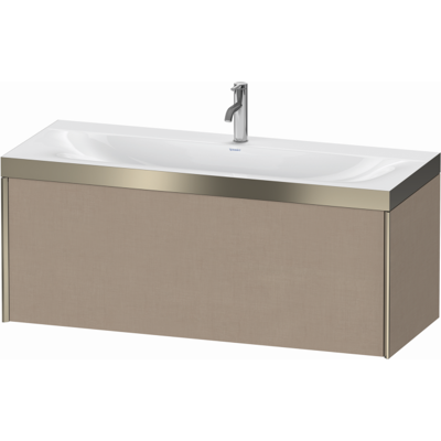 Duravit XViu Wandmontage Waschtisch-Set - Champagner Matt, Modell XV4612OB175P Duravit XViu Wandmontage Waschtisch-Set - Champagner Matt, Modell XV4612OB175P