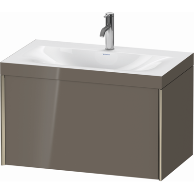 Duravit Xviu C-Bonded Waschtisch-Set - Wandmontage, 1 Schublade, 80x48cm Duravit Xviu C-Bonded Waschtisch-Set - Wandmontage, 1 Schublade, 80x48cm
