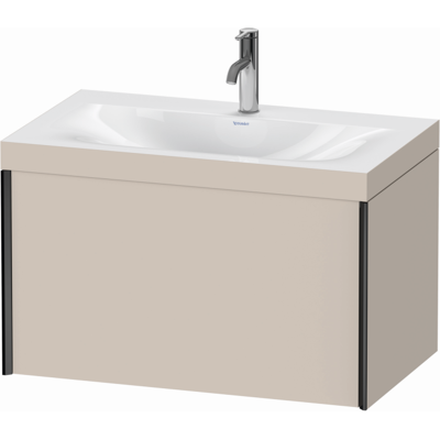 Duravit Xviu C-Bonded Set Waschbecken & Unterschrank - Rechteckig, Taupe Matt Duravit Xviu C-Bonded Set Waschbecken & Unterschrank - Rechteckig, Taupe Matt