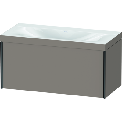 Duravit Badezimmer-Set - C-bonded, 1000mm, Schwarz & Basalt Duravit Badezimmer-Set - C-bonded, 1000mm, Schwarz & Basalt