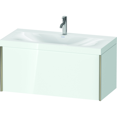 Duravit Weiß Hochglanz / Champagner Matt Wandwaschbecken-Set - Bad Typ Duravit Weiß Hochglanz / Champagner Matt Wandwaschbecken-Set - Bad Typ
