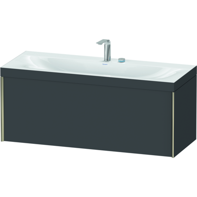 Duravit Xviu C-Bonded Waschbecken-Set - Wandmontage, 1 Schublade, 2 Wasserhähne Duravit Xviu C-Bonded Waschbecken-Set - Wandmontage, 1 Schublade, 2 Wasserhähne