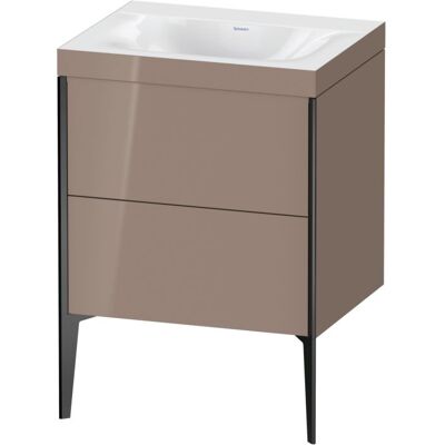 Duravit XViu Waschtisch-Unterbau - 2 Auszüge - Ohne Hahnloch - Kompakter Siphon - Badezimmer Unterschrank Duravit XViu Waschtisch-Unterbau - 2 Auszüge - Ohne Hahnloch - Kompakter Siphon - Badezimmer Unterschrank