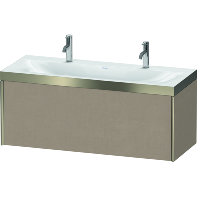Duravit Champagne XViu C-Bonded Doppelwaschtisch Set - Badezimmer Set Duravit Champagne XViu C-Bonded Doppelwaschtisch Set - Badezimmer Set