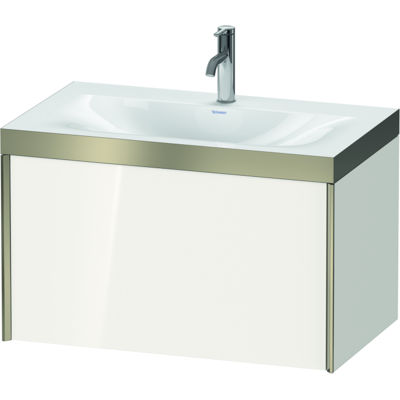 Duravit Xviu C-Bonded Set Waschbecken - Wandmontage, 1 Hahnloch, Weiß Hochglanz Duravit Xviu C-Bonded Set Waschbecken - Wandmontage, 1 Hahnloch, Weiß Hochglanz