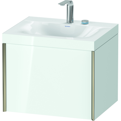 Duravit XViu Wandwaschbecken und Unterschrank Set - Champagner Matt - 60x48cm Duravit XViu Wandwaschbecken und Unterschrank Set - Champagner Matt - 60x48cm