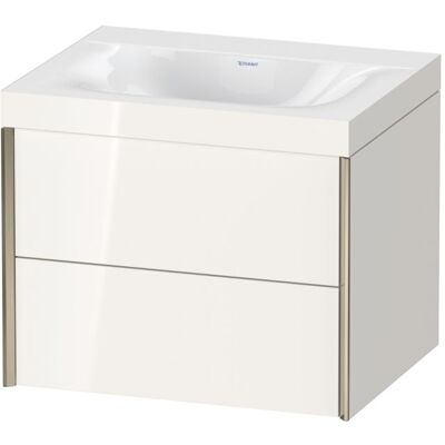 Duravit Xviu C-Bonded Wandhängendes Set Weiß Hochglanz - Waschtisch Duravit Xviu C-Bonded Wandhängendes Set Weiß Hochglanz - Waschtisch