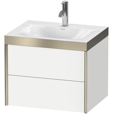 Duravit Xviu C-Bonded Set Wandhängend - Waschbecken, 2 Schubladen, Keramikventil, Ohne Überlauf Duravit Xviu C-Bonded Set Wandhängend - Waschbecken, 2 Schubladen, Keramikventil, Ohne Überlauf