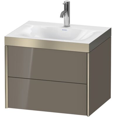 Duravit Wandmontiertes Flannel Grey C-Bonded Set Duravit Wandmontiertes Flannel Grey C-Bonded Set
