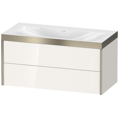 Duravit Xviu C-Bonded Wandhängendes Waschbecken - Weiß Hochglanz Duravit Xviu C-Bonded Wandhängendes Waschbecken - Weiß Hochglanz