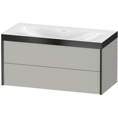 Duravit XViu Wandhängendes Set in Betongrau Matt Duravit XViu Wandhängendes Set in Betongrau Matt
