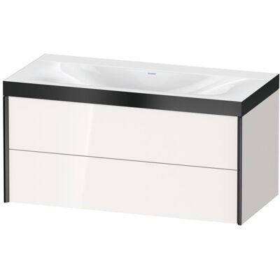Duravit Xviu C-Bonded Set Wandhängend Weiß Hochglanz - Waschtisch-Set Duravit Xviu C-Bonded Set Wandhängend Weiß Hochglanz - Waschtisch-Set