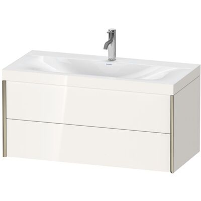 Duravit XViu Wandhängendes Set - Weiß Hochglanz Waschbecken Duravit XViu Wandhängendes Set - Weiß Hochglanz Waschbecken