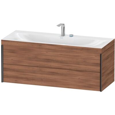 Duravit Wandhängendes Nussbaum C-bonded Set Duravit Wandhängendes Nussbaum C-bonded Set