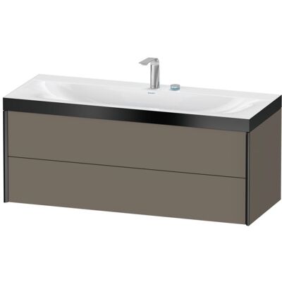 Duravit Xviu C-Bonded Wandhängendes Set - Flannel Grau Seidenmatt Duravit Xviu C-Bonded Wandhängendes Set - Flannel Grau Seidenmatt