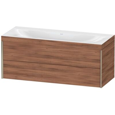 Duravit Xviu C-Bonded Wandhängendes Set Nussbaum - Badmöbel Duravit Xviu C-Bonded Wandhängendes Set Nussbaum - Badmöbel