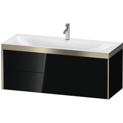 Duravit Wandhängendes Schwarz Hochglanz Xviu Set mit 2 Schubladen Duravit Wandhängendes Schwarz Hochglanz Xviu Set mit 2 Schubladen