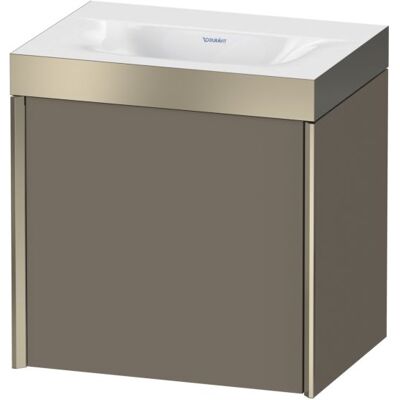 Duravit Wandmontiertes Waschtisch-Set Flannel Grau Seidenmatt - XViu XV4631NB190P Duravit Wandmontiertes Waschtisch-Set Flannel Grau Seidenmatt - XViu XV4631NB190P