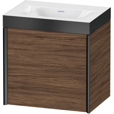 Duravit Modell XViu Wandmontiert Nussbaum Dunkel C-bonded Waschbeckenset Duravit Modell XViu Wandmontiert Nussbaum Dunkel C-bonded Waschbeckenset