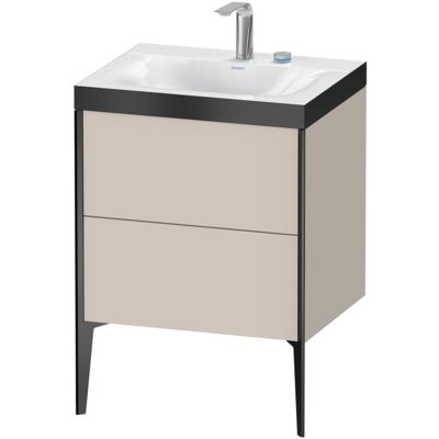 Duravit Taupe Matt XViu Bodenstehend Set, 2 Auszüge, 60x48cm Duravit Taupe Matt XViu Bodenstehend Set, 2 Auszüge, 60x48cm