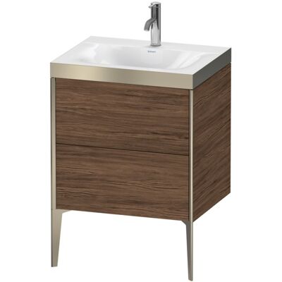 Duravit Nussbaum Dunkel Matt XViu Set - Waschbecken & Unterschrank Duravit Nussbaum Dunkel Matt XViu Set - Waschbecken & Unterschrank