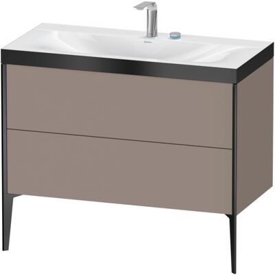 Duravit Basalt Matt Möbelwaschtisch Set - 2 Auszüge, Tip-on, 1000x480 mm Duravit Basalt Matt Möbelwaschtisch Set - 2 Auszüge, Tip-on, 1000x480 mm