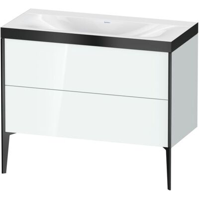 Duravit Xviu C-Bonded Set Badezimmerwaschtisch - Weiß Hochglanz Duravit Xviu C-Bonded Set Badezimmerwaschtisch - Weiß Hochglanz