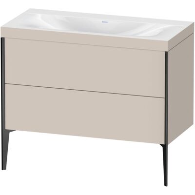 Duravit Xviu C-Bonded Set Waschbecken Taupe Matt - Waschbeckenset Duravit Xviu C-Bonded Set Waschbecken Taupe Matt - Waschbeckenset