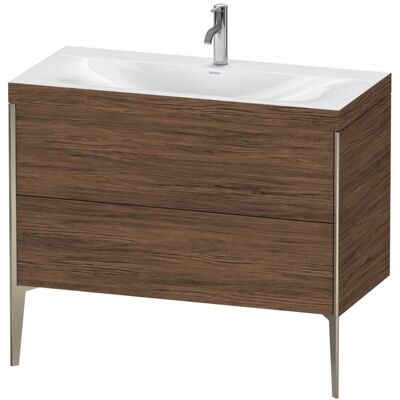 Duravit Xviu Nussbaum dunkel Set - Waschbecken & Unterschrank Duravit Xviu Nussbaum dunkel Set - Waschbecken & Unterschrank