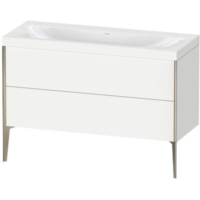 Duravit Xviu C-Bonded Set - Wandhängbar, Weiß Matt, 2 Schubladen - Waschtisch-Set Duravit Xviu C-Bonded Set - Wandhängbar, Weiß Matt, 2 Schubladen - Waschtisch-Set