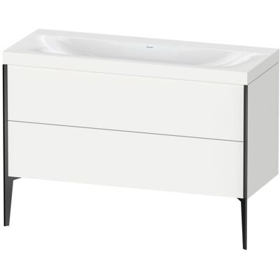 Duravit Xviu C-Bonded Set Bodenstehend Weiß Matt - Waschtisch Duravit Xviu C-Bonded Set Bodenstehend Weiß Matt - Waschtisch