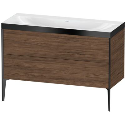 Duravit Nussbaum Dunkel C-Bonded Set Bodenstehend Duravit Nussbaum Dunkel C-Bonded Set Bodenstehend
