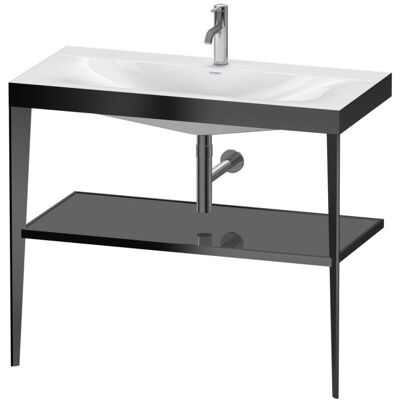 Duravit Xviu C-Bonded Set mit Metallkonsole - Badmöbelwaschtisch Duravit Xviu C-Bonded Set mit Metallkonsole - Badmöbelwaschtisch