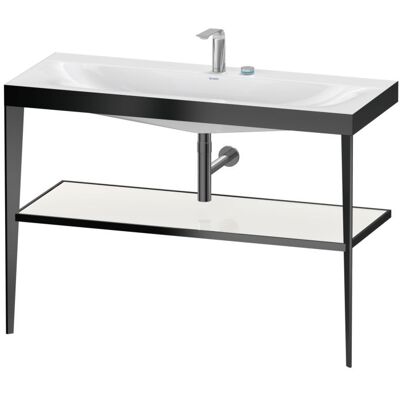 Duravit Weiß & Schwarz c-bonded Badezimmer-Set - Modell XV4717EB285 Duravit Weiß & Schwarz c-bonded Badezimmer-Set - Modell XV4717EB285