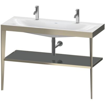Duravit Modell XV4718OB189 - Doppelwaschtisch mit Metallkonsole Duravit Modell XV4718OB189 - Doppelwaschtisch mit Metallkonsole