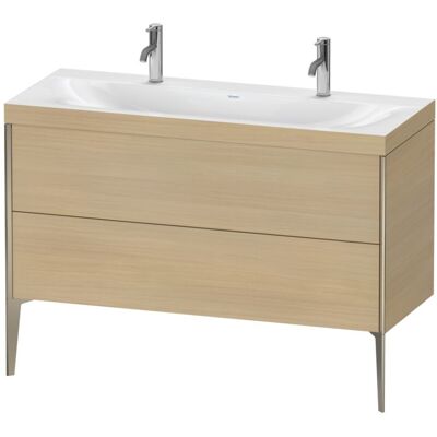 Duravit Modell XV4713OB171C Mediterrane Eiche/Profil Champagner Matt Bodenstehend-Set Duravit Modell XV4713OB171C Mediterrane Eiche/Profil Champagner Matt Bodenstehend-Set