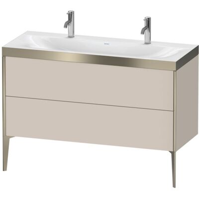 Duravit Xviu C-Bonded Set Doppelwaschtisch mit 2 Schubladen - Waschtisch-Set Duravit Xviu C-Bonded Set Doppelwaschtisch mit 2 Schubladen - Waschtisch-Set