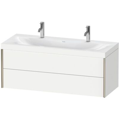 Duravit Modell XViu Wand-Set - Nahtlos, Weiß Matt, 2 Schubladen Duravit Modell XViu Wand-Set - Nahtlos, Weiß Matt, 2 Schubladen