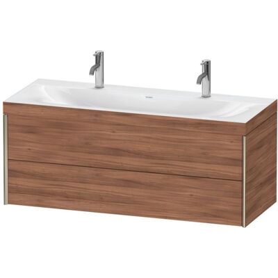 Duravit Nussbaum Natur Wandmontiertes Waschbecken-Set - Nahtlose c-bonded Technik Duravit Nussbaum Natur Wandmontiertes Waschbecken-Set - Nahtlose c-bonded Technik